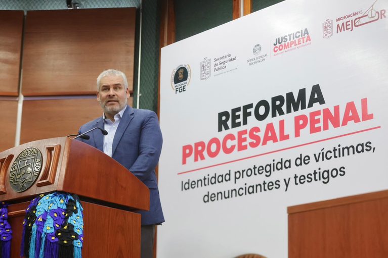 Impulsa Bedolla reforma de ley para proteger a víctimas, denunciantes y testigos en procesos penales
