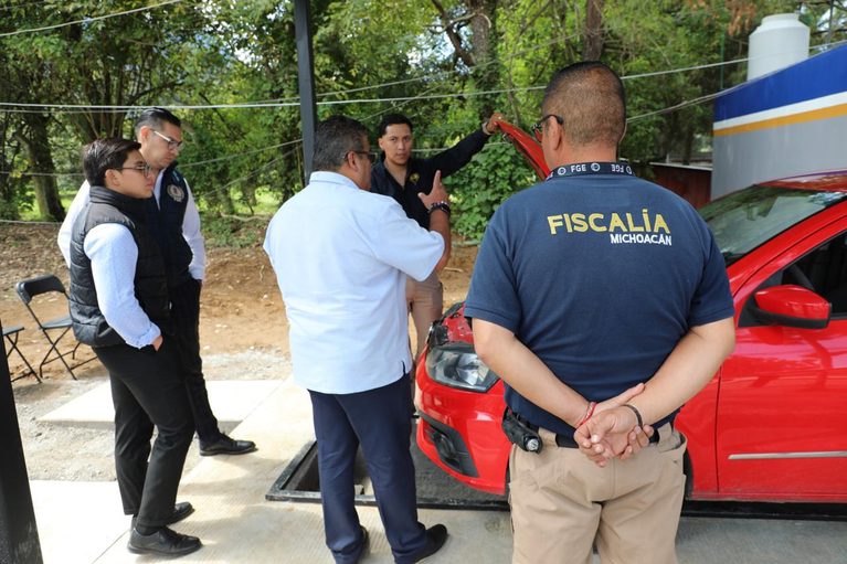 Inaugura FGE Módulo de Certificación Vehicular en Zitácuaro