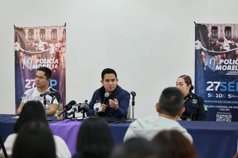 Carrera Atlética “Yo con Policía Morelia”, una justa solidaria