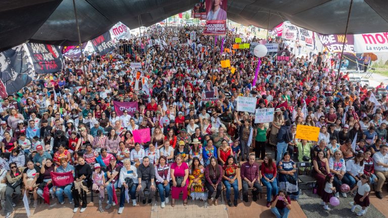 Más de 7 mil mujeres arropan a Gladyz Butanda: son protagonistas de la transformación