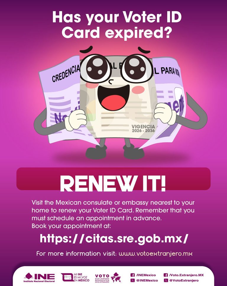 Michoacanas y michoacanos en el extranjero ya pueden prepararse para votar en las Elecciones 2027
