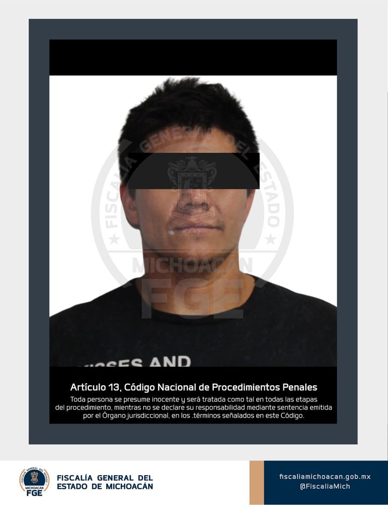 Captura FGE a “El Cocas”, presunto responsable de rociar combustible e incendiar a un trabajador de recolección de basura en Morelia