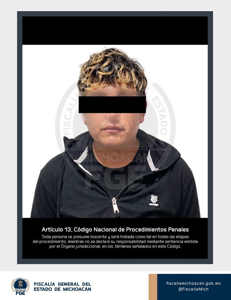 FGE anuncia detención de tres presuntos integrantes de célula delictiva relacionada con extorsiones a aguacateros en Salvador Escalante