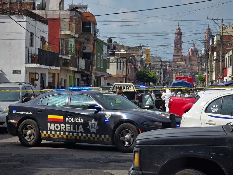 Un muerto y un herido, saldo de agresión a balazos en la colonia Ventura Puente de Morelia