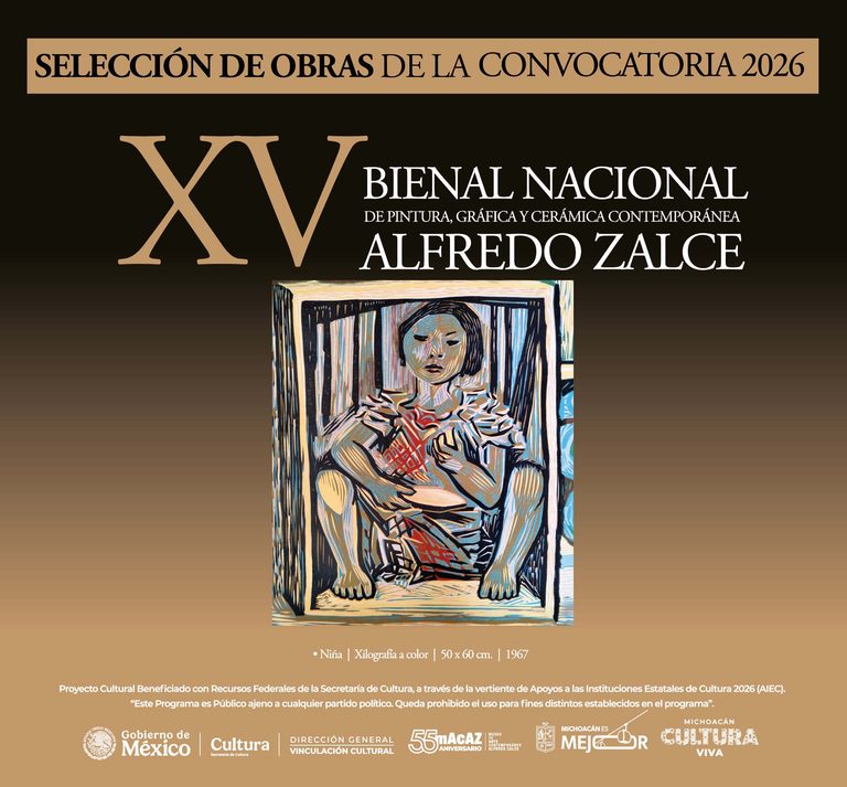 Conoce las 90 obras seleccionadas de la Bienal Alfredo Zalce 2026