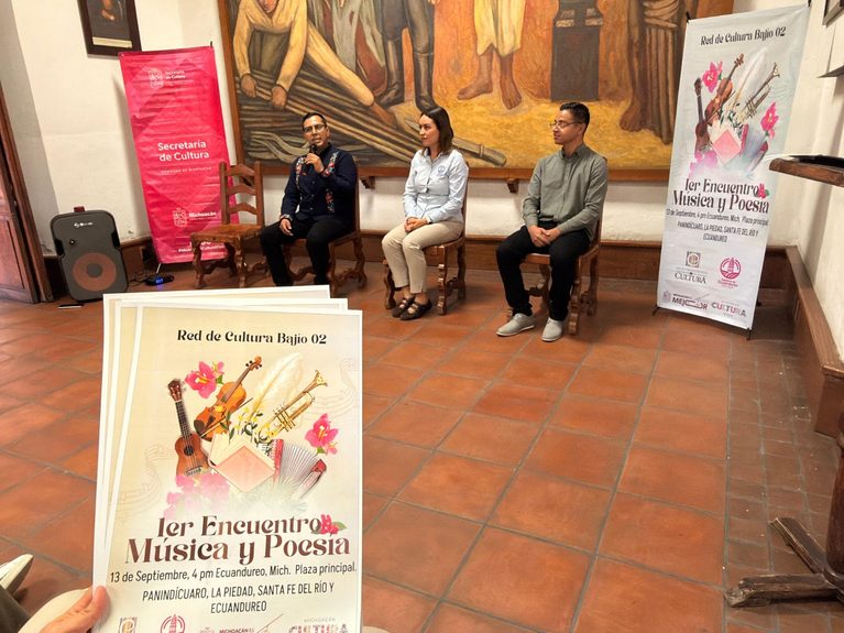Respalda Secum encuentro de música y poesía con más de 50 creadores en la región Bajío