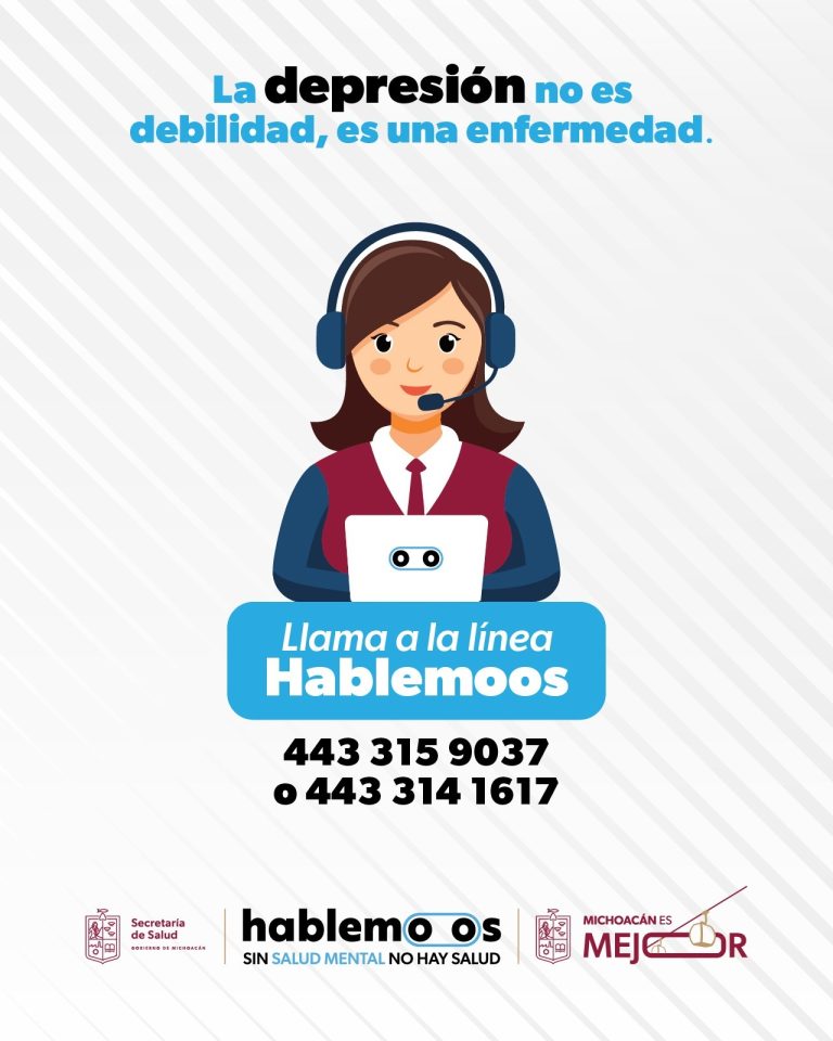 SSM ofrece apoyo psicológico gratuito las 24 horas a través de la línea Hablemoos